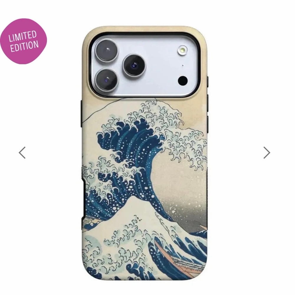 Wave Design Phone Case - Blue